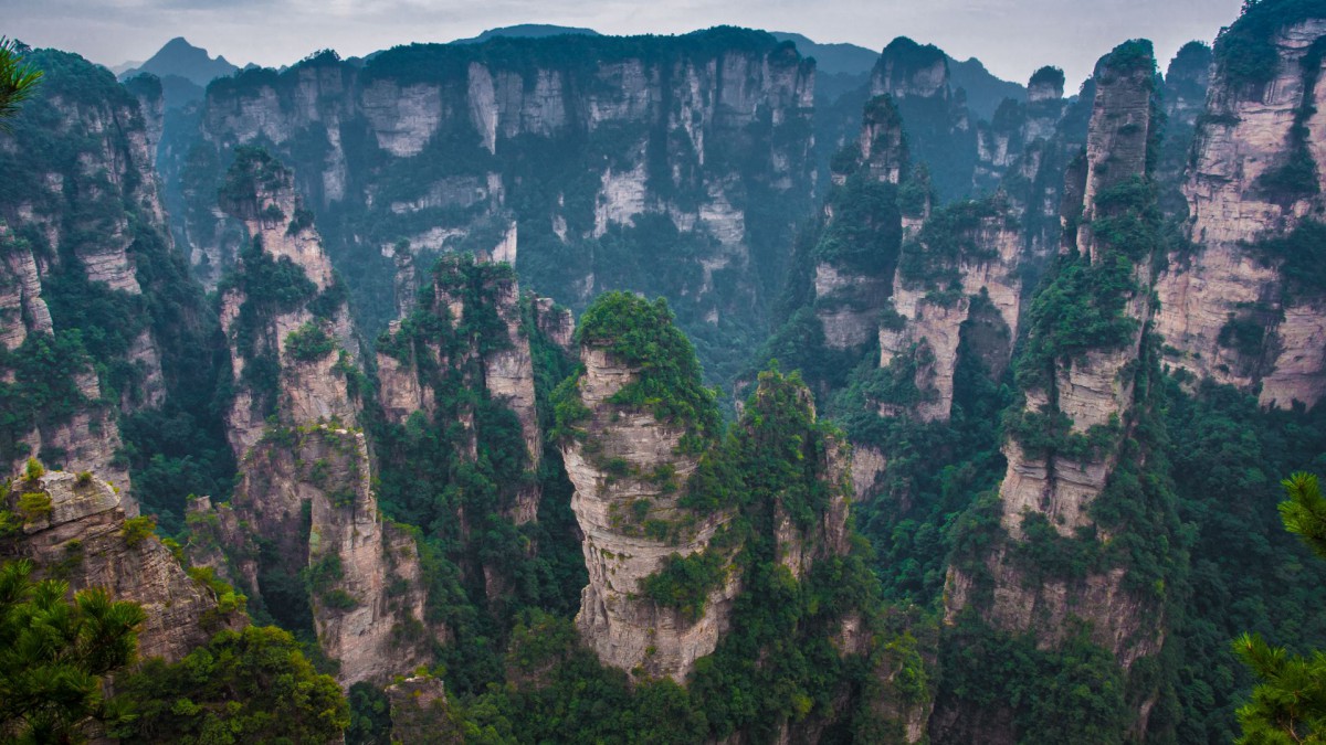 张家界武陵源风景名胜区-风景壁纸-高清风景图片-第5图-娟娟壁纸