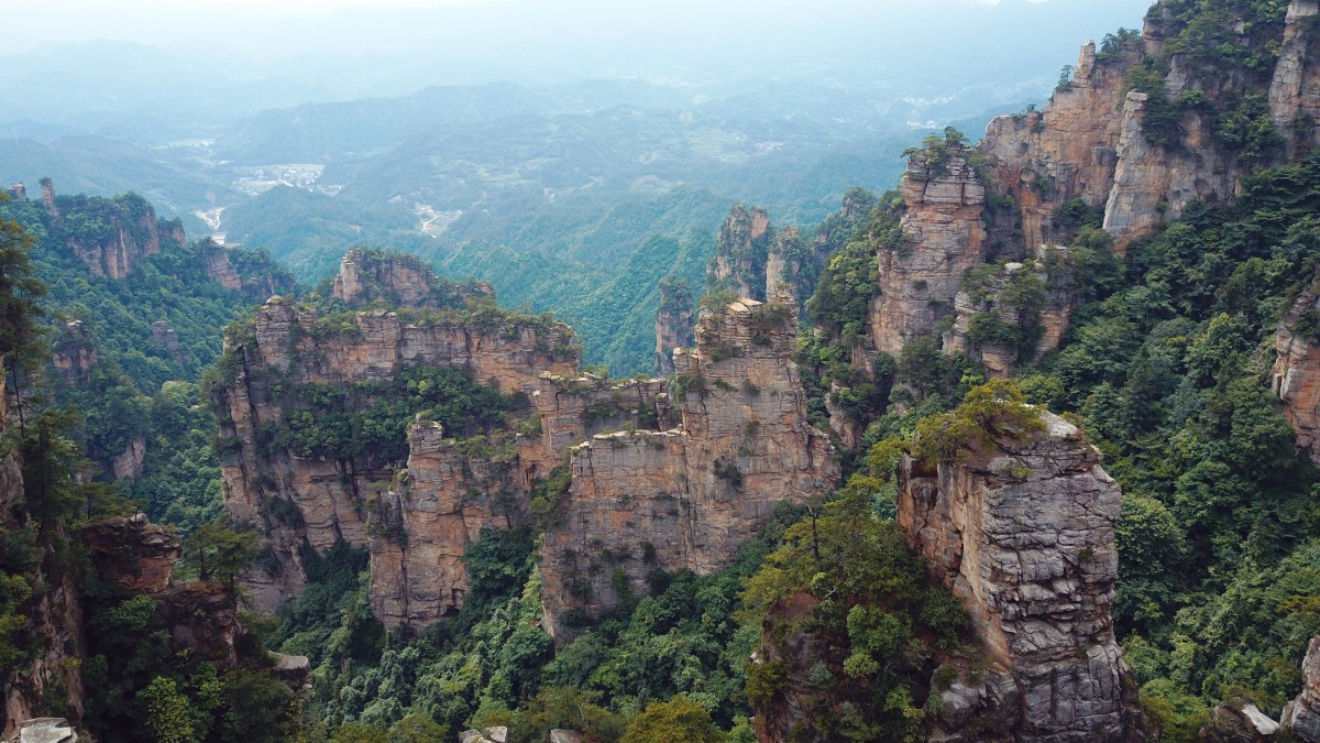 湖南张家界自然风景图片-风景壁纸-高清风景图片-第4图-娟娟壁纸