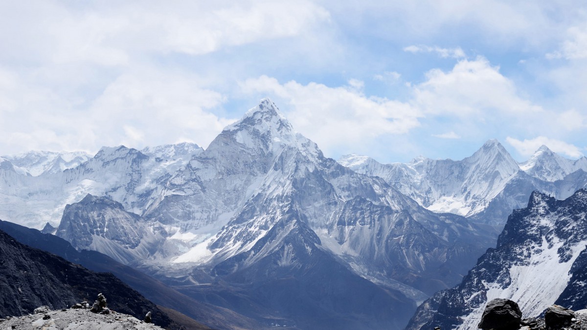 自然雪山风景图片大图1314