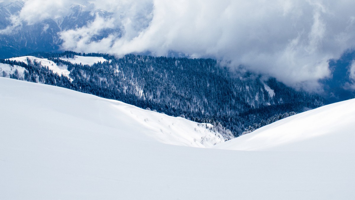 阿尔卑斯山雪景图片-风景壁纸-高清风景图片-第5图