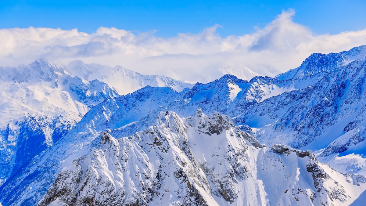 瑞士铁力士山优美雪景图片-风景壁纸-高清风景图片-第2图-娟娟壁纸