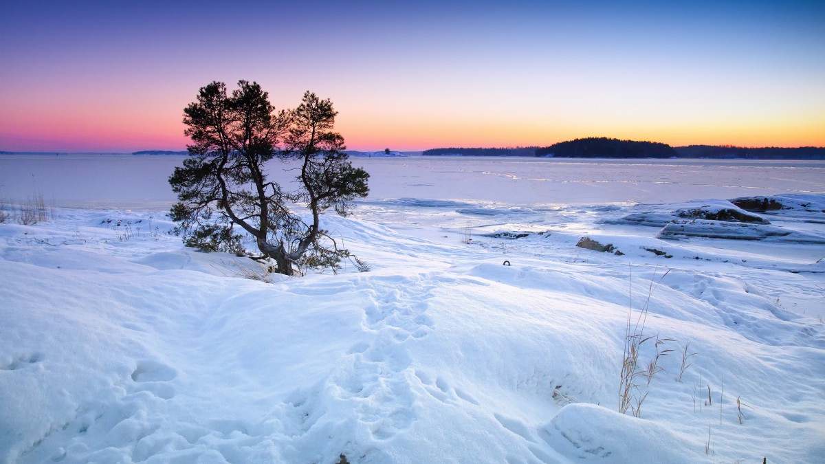 高清冬季雪景图片-风景壁纸-高清风景图片-第5图-娟娟