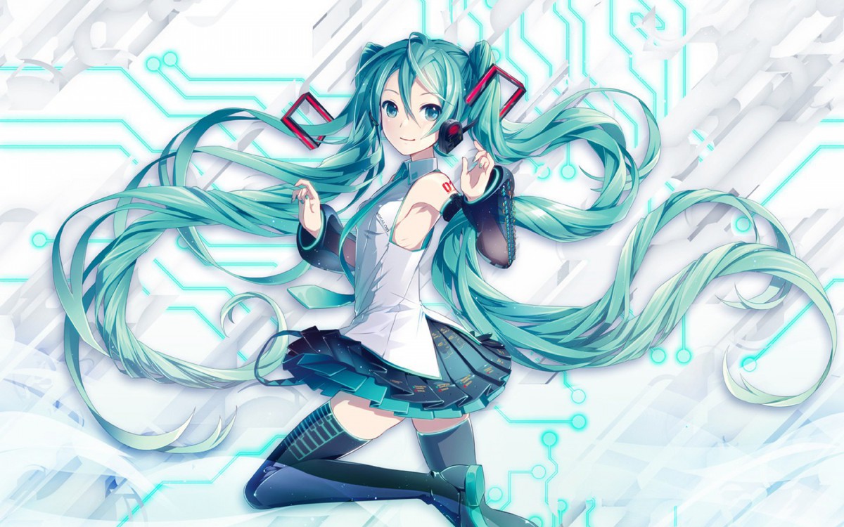 甜美治愈初音未来壁纸1014