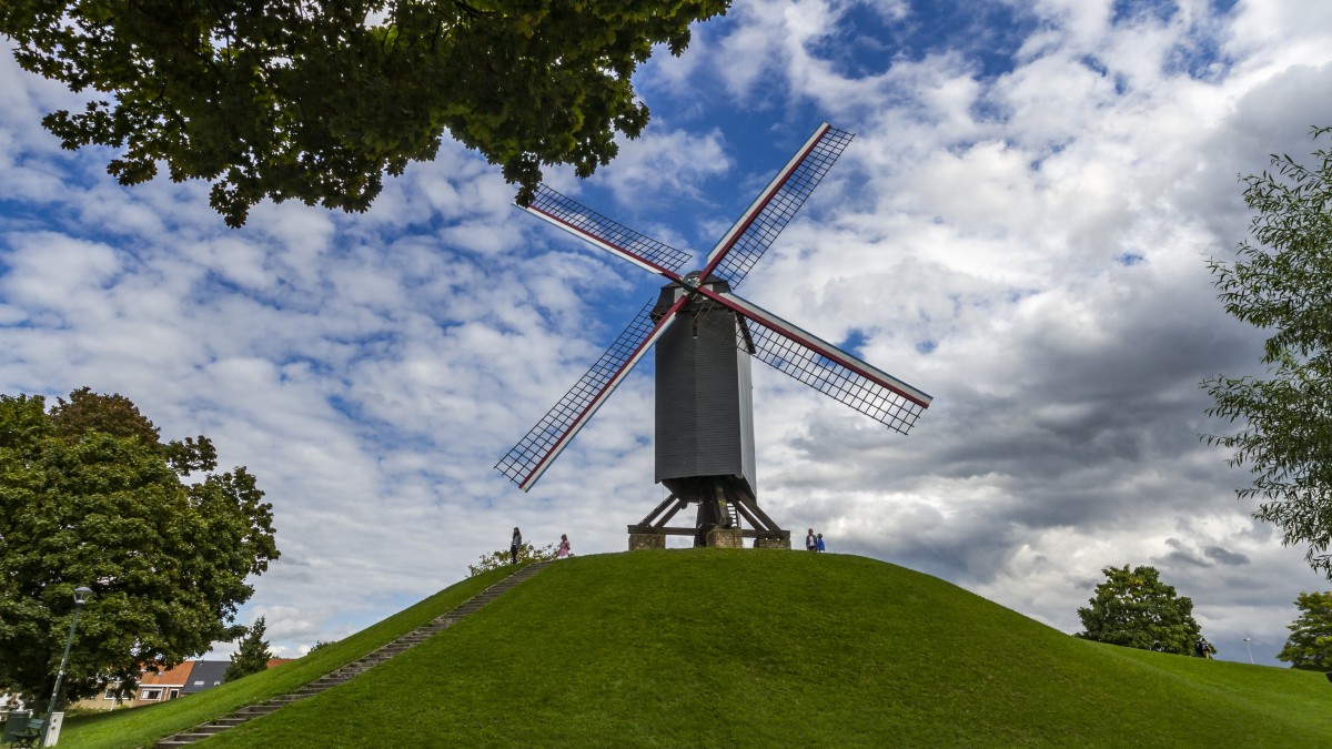荷兰风车图片大全-风景壁纸-高清风景图片-第5图-娟娟壁纸