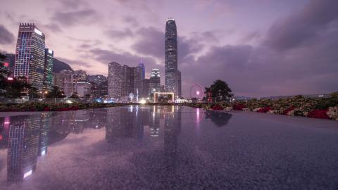 香港建筑�L景�D片