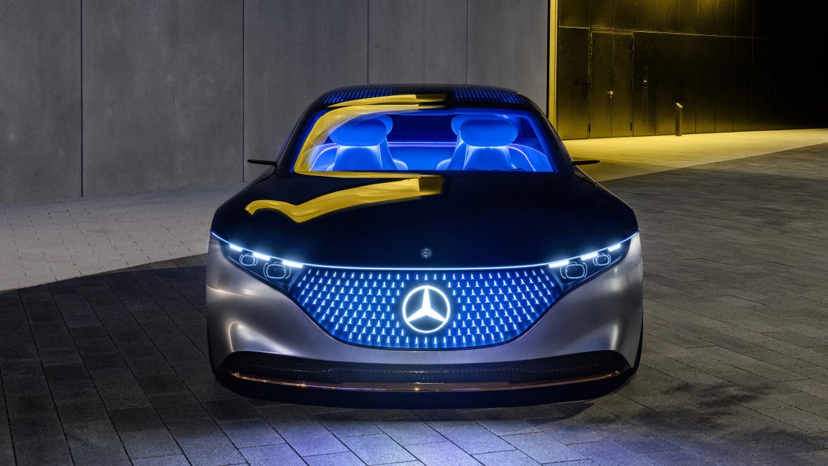 梅赛德斯奔驰2022新能源电动汽车高清照片图片