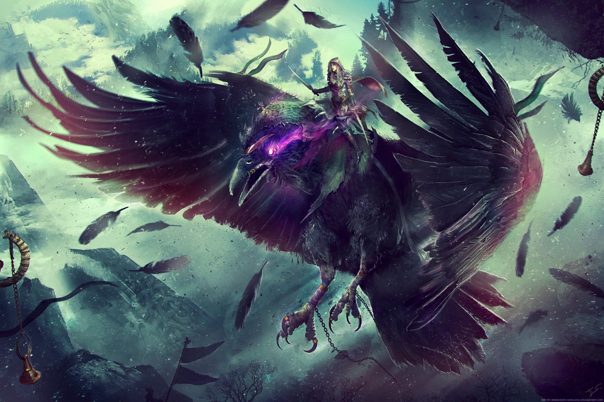 恶魔山魔兽世界4k图片