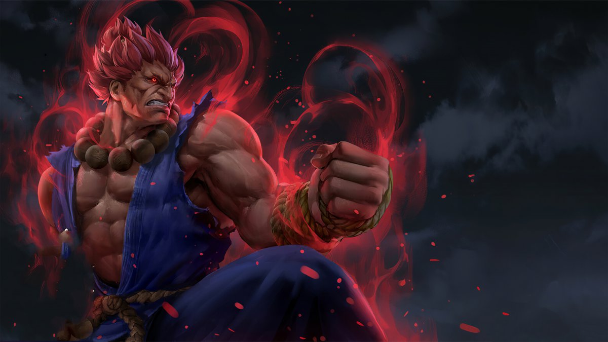 《街头霸王(street fighter》豪鬼akuma 4k游戏图片