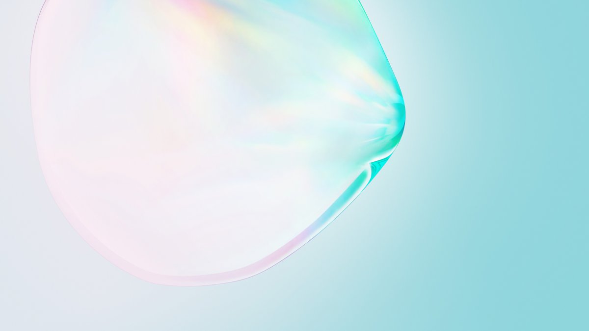 三星galaxy note10内置彩色气泡背景图片,4k高清其它图片,娟娟壁纸