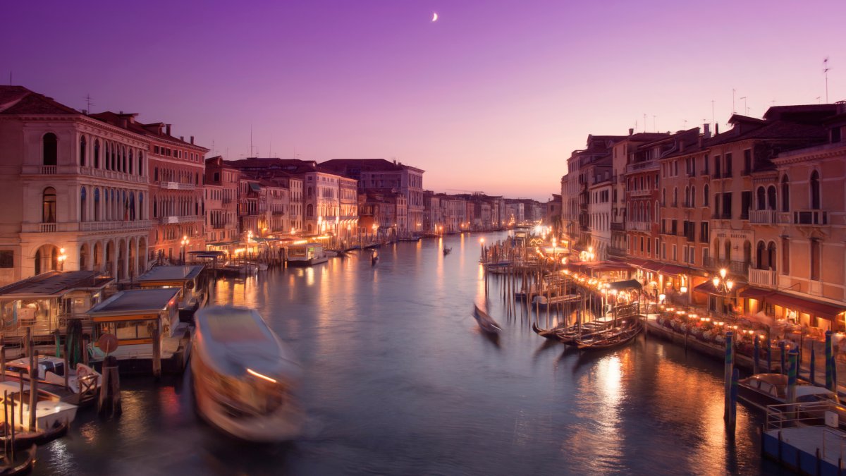 威尼斯里亚托桥4k风景图片