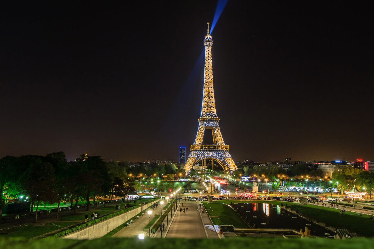 巴黎艾菲尔铁塔,晚上风景图片图片,4k高清风景图片,娟娟壁纸