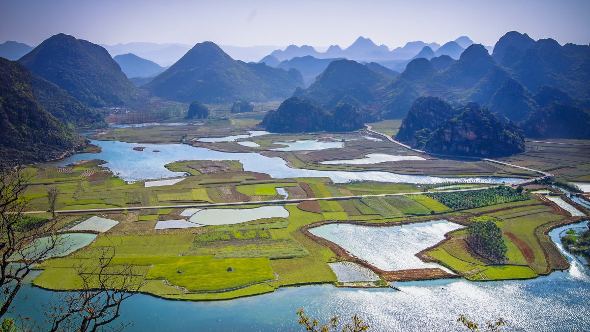 中国,贵州,旅游,河,山,风景图片