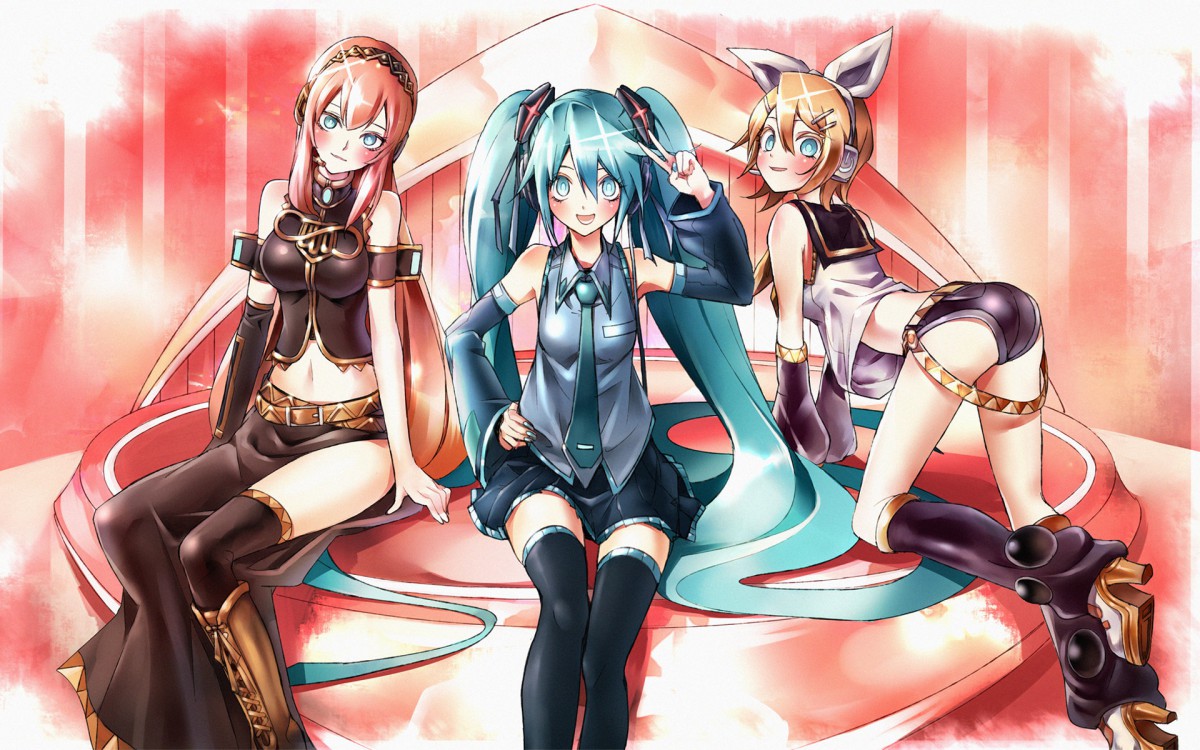 最新初音未来动漫美女桌面壁纸1516