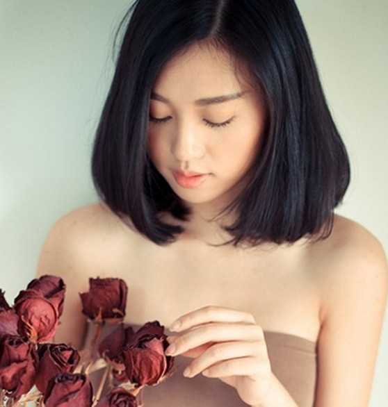 日本流行最新淑女迷人齐肩发型,中长发图片,发型图片