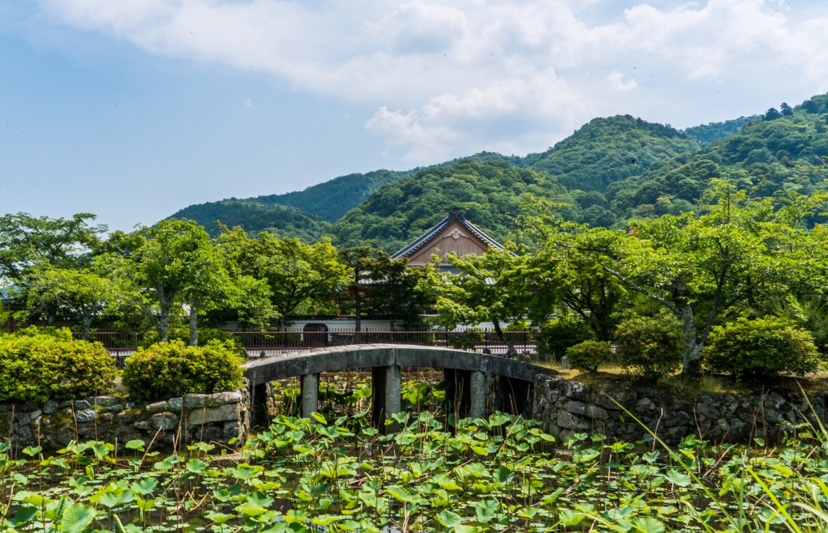 日本岚山风景图片