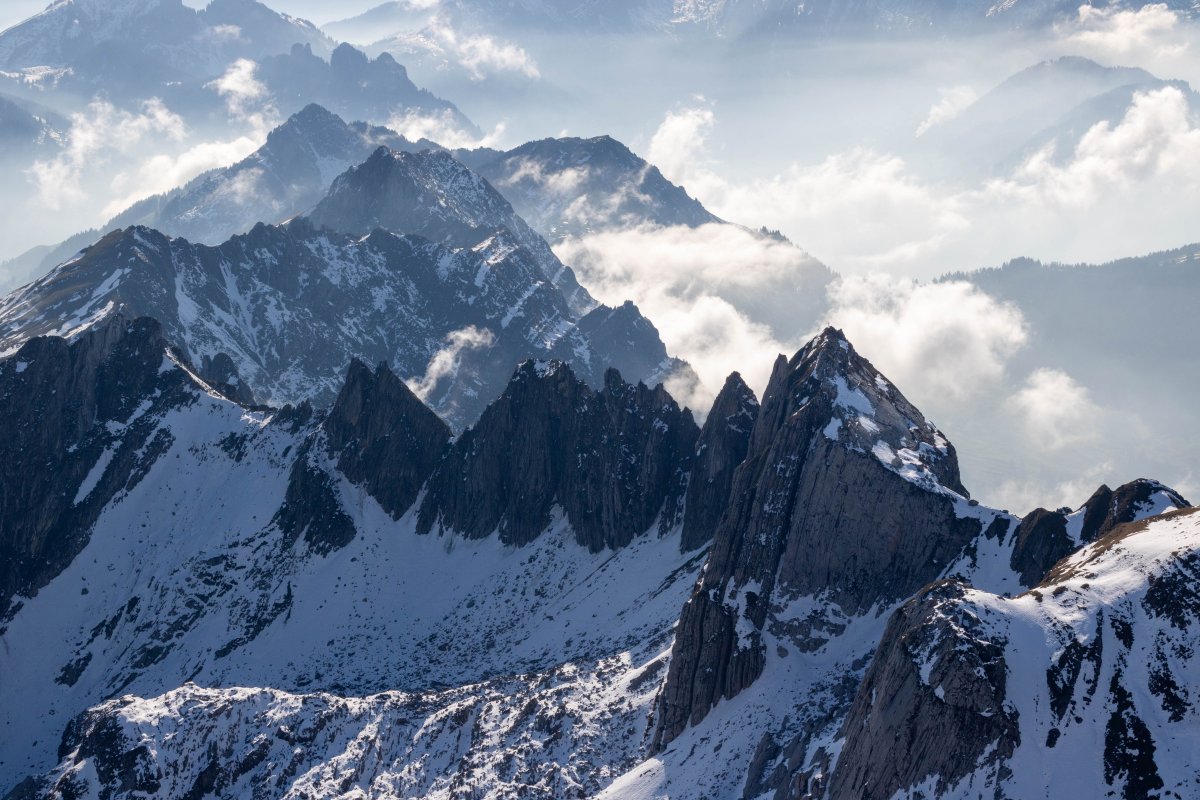 雪山山地景观图片,高清图片