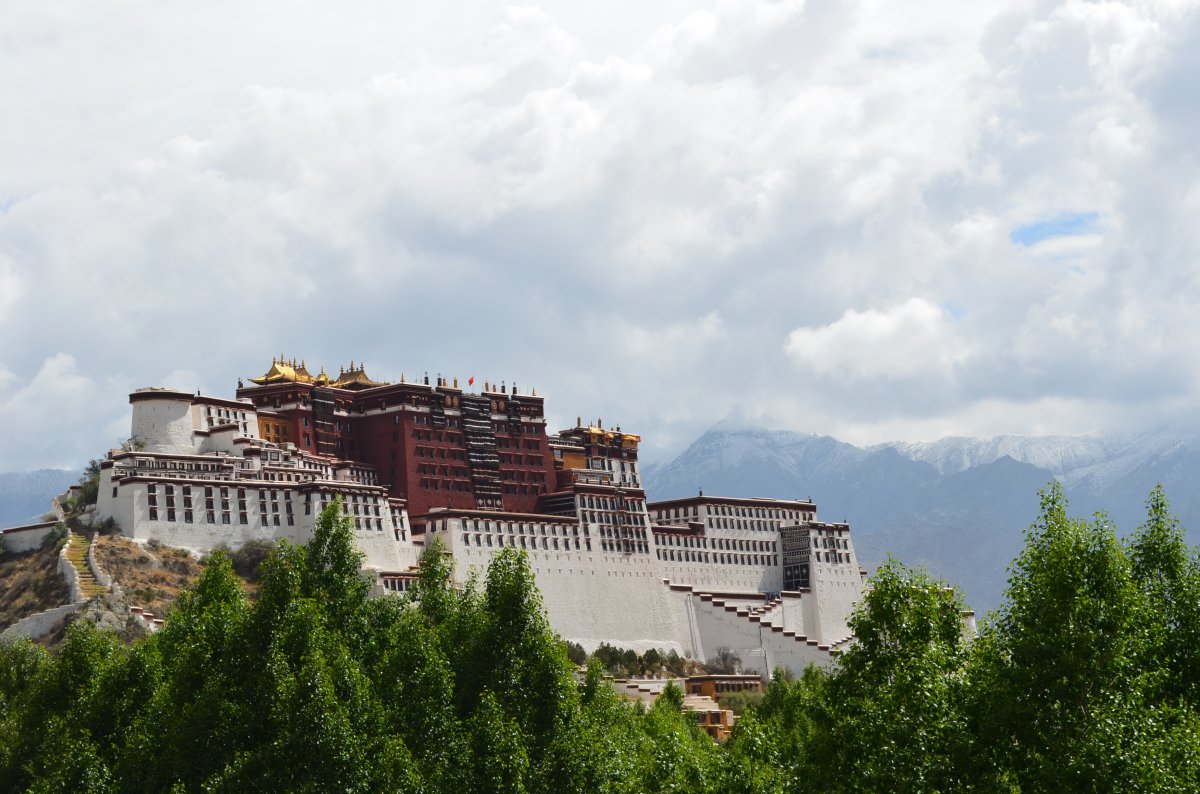 西藏拉萨布达拉宫风景图片,高清图片