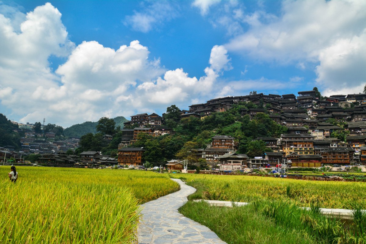 贵州西江千户苗寨风景图片