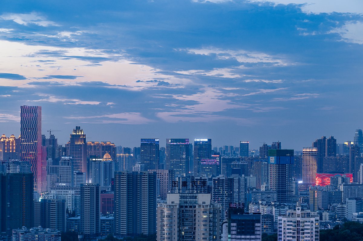 湖北武汉高楼城市建筑风景图片