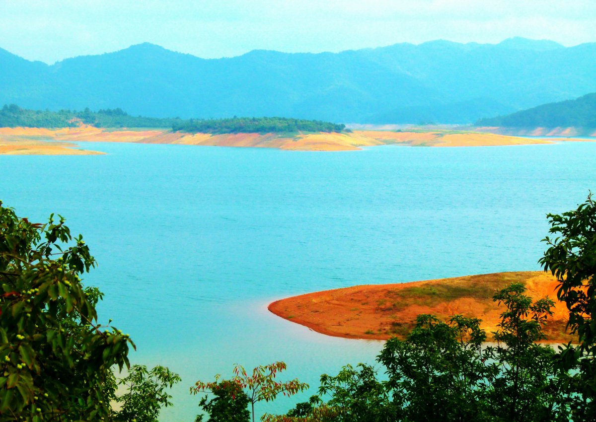 广西百色澄碧湖风景图片,高清图片