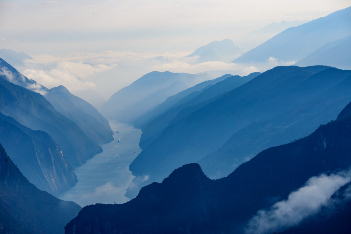 长江巫峡风光图片,高清图片