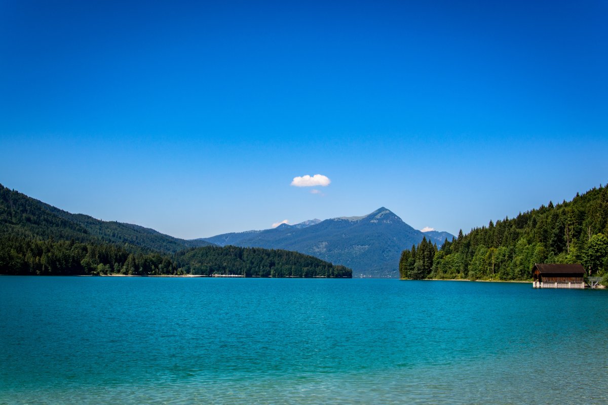 德国瓦尔兴湖自然风景图片