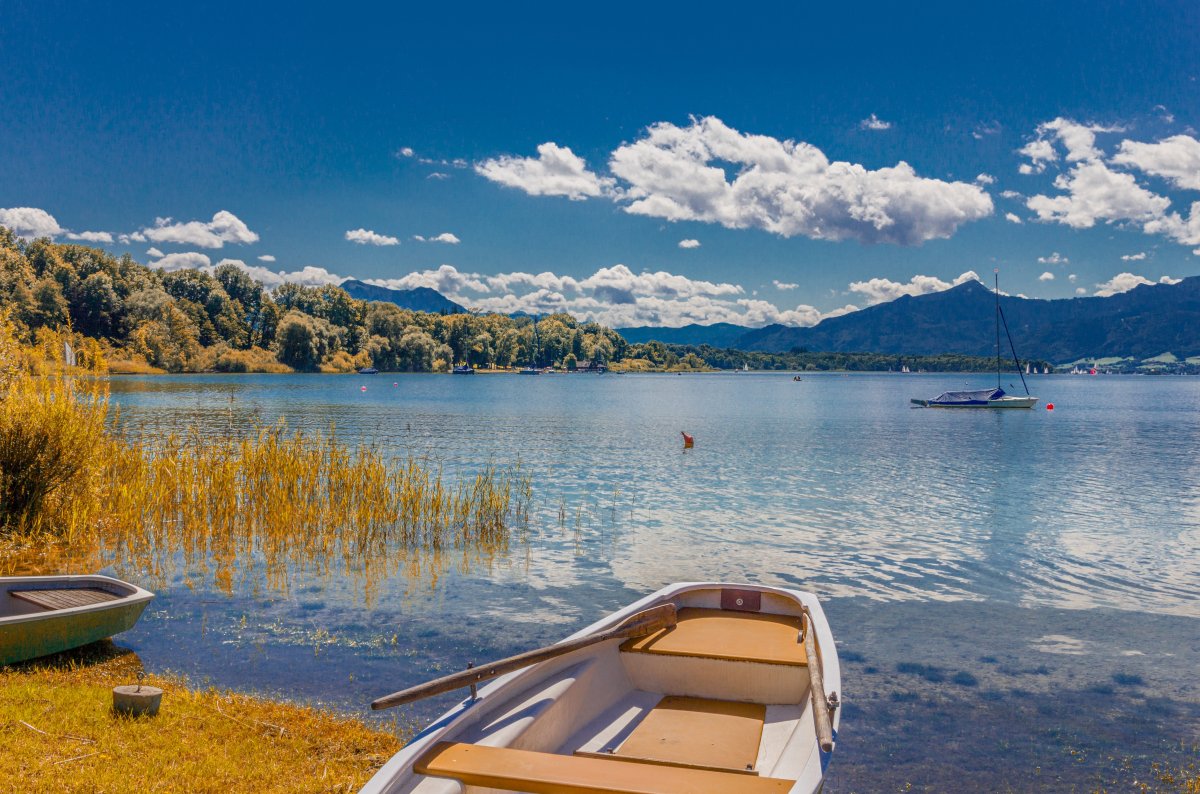 德国基姆湖自然风景图片