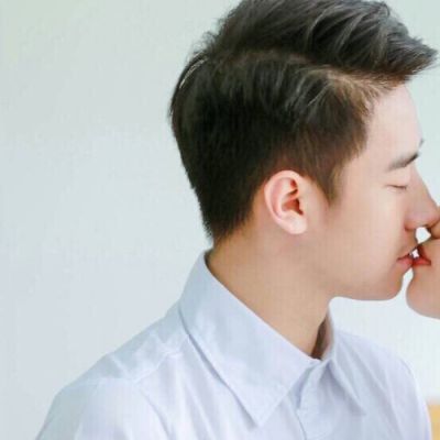 潮流个性情侣头像两人分开一男一女