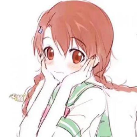 手绘卡通情侣头像一男一女
