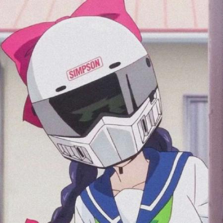 机车卡通女生头像