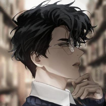 特别丧的动漫男生头像