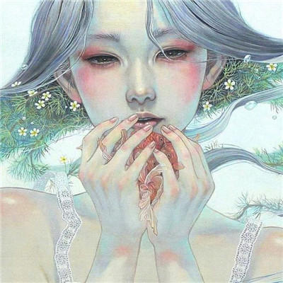 日本唯美浪漫插画头像高清大图