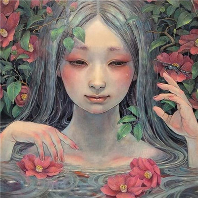 日本唯美浪漫插画头像高清大图