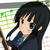 校园动漫轻音少女头像