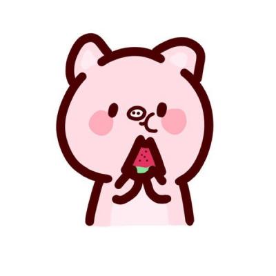 小猪情侣头像可爱图片