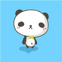 可爱萌宠手绘熊猫头像