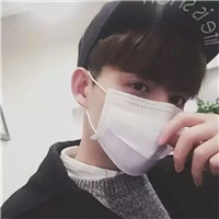 qq男生头像戴口罩