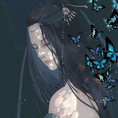 高清好看的古风漫画少女头像惊艳图片