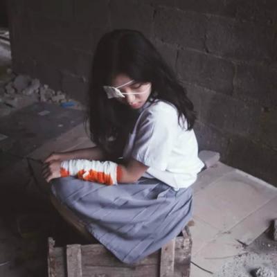 恐怖病女头像图片,女生头像图片