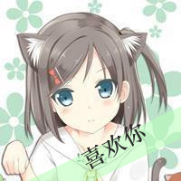 qq头像女生卡通带字图片,动漫头像图片