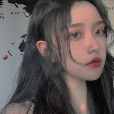qq真人甜甜的女生头像