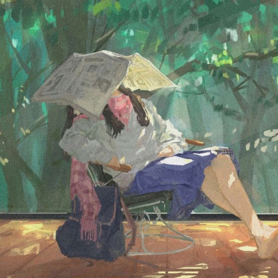 文艺动漫头像女生