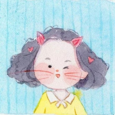 小女孩卡通头像超萌手绘