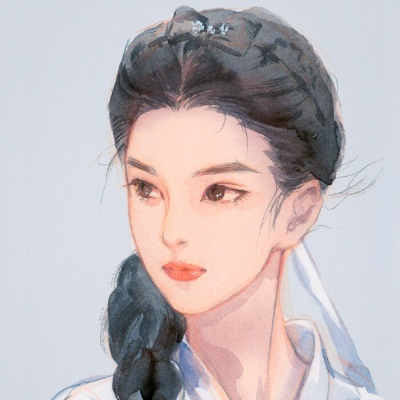 手绘古风头像女生