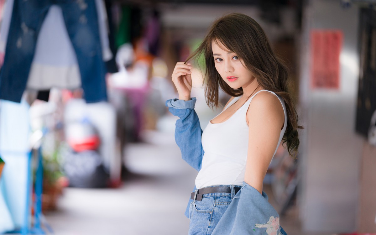 美女街拍图片58