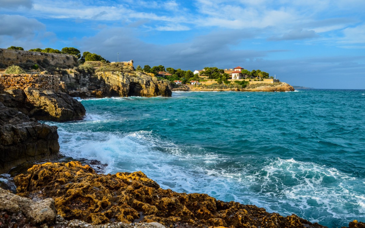 地中海海岸风景图片壁纸410