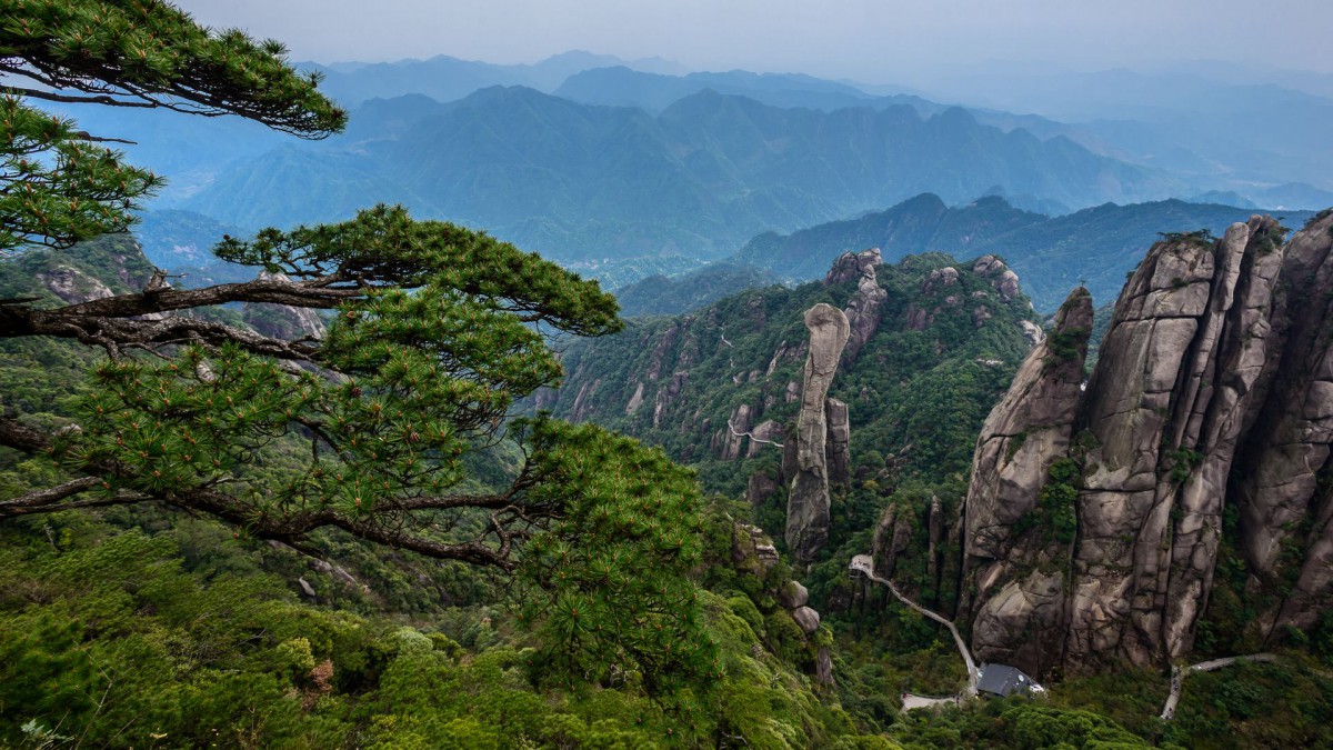 江西三清山優美風景圖片-風景壁紙-高清風景圖片-娟娟壁紙