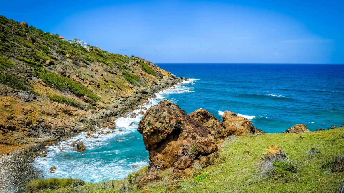 大海邊岩石景色桌面壁紙-風景壁紙-高清風景圖片-第3圖-娟娟壁紙