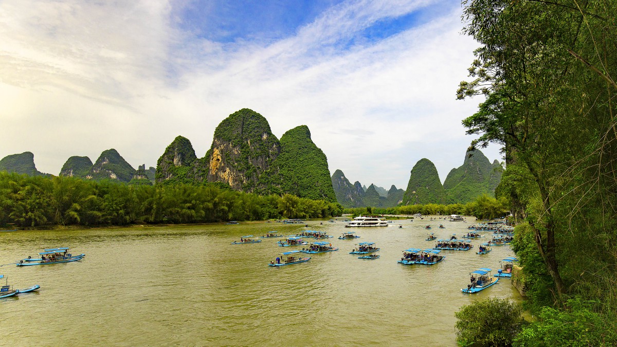 桂林灕江山水圖片-風景壁紙-高清風景圖片-第6圖-娟娟壁紙