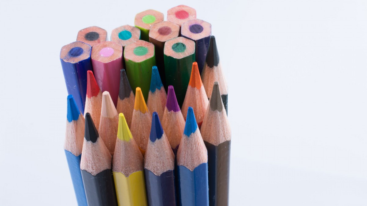 五颜六色的铅笔图片素材 静物壁纸 高清静物图片 第2图 娟娟壁纸